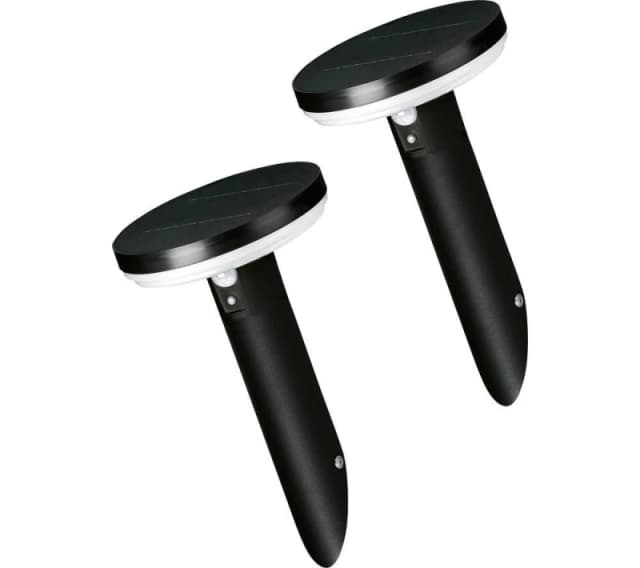 4lite Antheia Solar Slanted IP54 Die-Cast Aluminium LED Outdoor Wall L