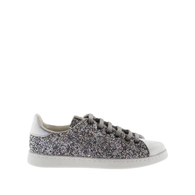Victoria Womens Trainers Victoria tenis miroir brillant Argente Female 36