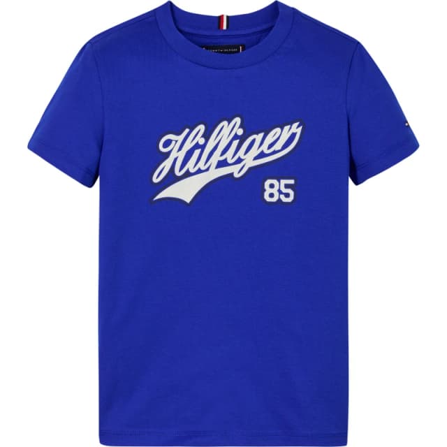Tommy Hilfiger Script Logo T-Shirt Juniors - Blue Blue One Size
