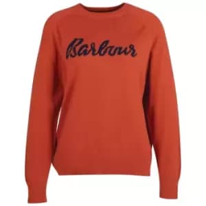 Barbour Womens Otterburn Knit Jumper Burnt Russet 16