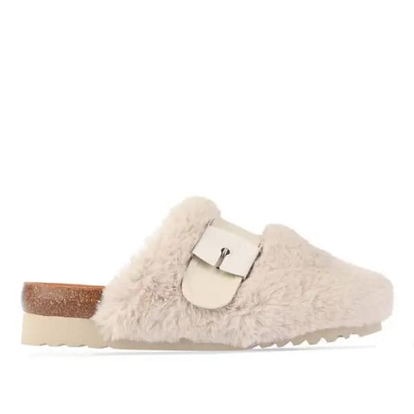 Scholl Alaska Slide Slippers - White 6