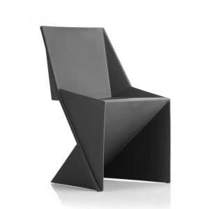 Trexus Freedom Visitor Stacking Chair Polypropylene Charcoal Ref