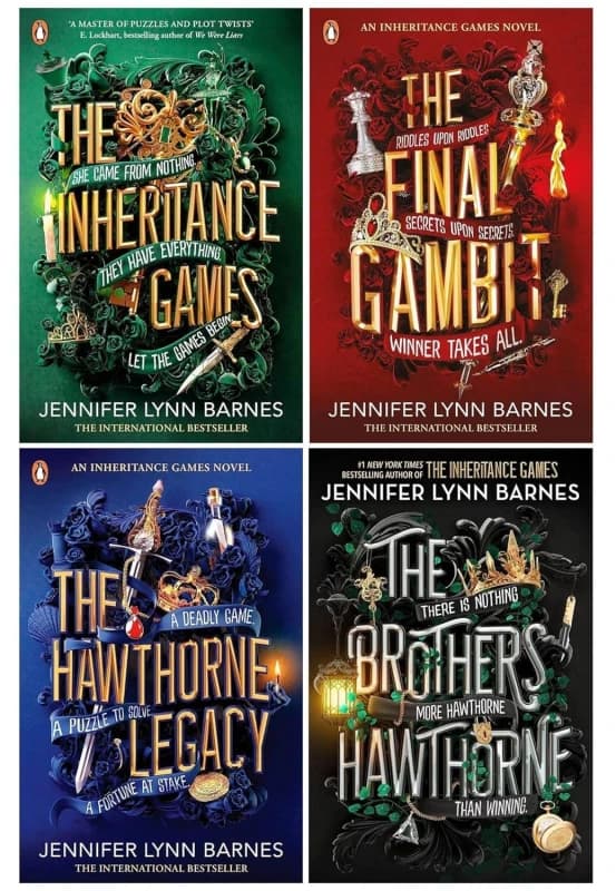 The Inheritance Games 4 Book Set Jennifer Lynn Barnes Jennifer Lynn Barnes Books