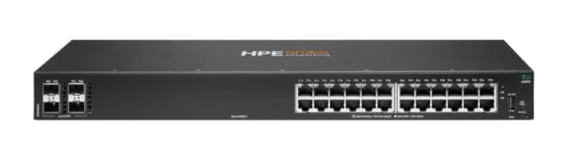 HPE Aruba Networking C-Port 6000 24G 24-Port Gigabit with SFP L2 Managed Rack Mountable Switch R8N88A