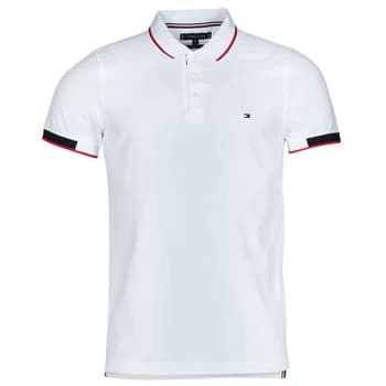 Tommy Hilfiger RWB PLACKET DETAIL SLIM POLO mens Polo shirt in White - Sizes XXL,S,M,L,XL,3XL