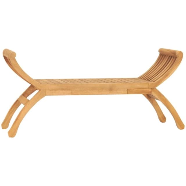 VIDAXL Garden Bench 160cm Solid Teak Wood Vidaxl 8720286314463