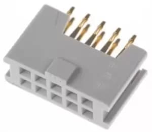3M 8510-4500Pl Receptacle, Tht, 2.54Mm, 2Row, 10Way