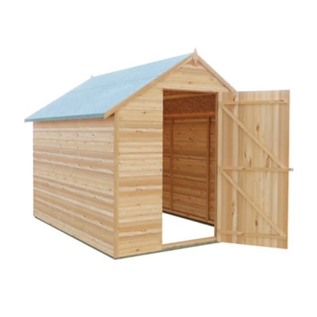 Shire Super Value Shed, Overlap Shed 8X6 With Single Door