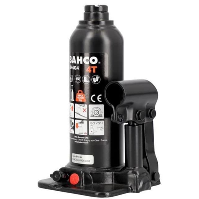 Bahco BH4G Hydraulic Bottle Jack BH4G4 Weight Capacity: 4 Tonne