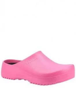 Birkenstock Birkenstock Super Flat Shoe, Raspberry, Size 3, Women