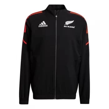 adidas New Zealand All Blacks Presentation Jacket Mens - Black