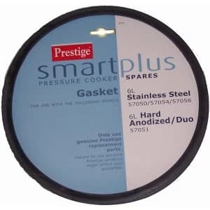 Prestige Smartplus Stainless Steel Pressure Cooker Spares, Gasket - Black