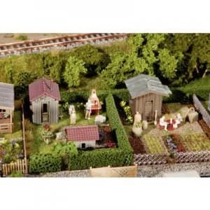 Faller 180494 H0 2 Schrebergaerten mit Schuppen Assembly kit
