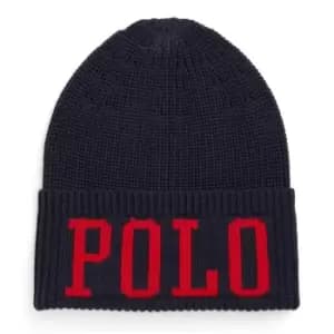 Polo Ralph Lauren Polo Ralph Lauren Large Logo Beanie Junior Boys - Blue