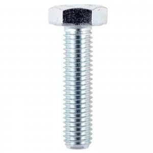 Hexagon High Tensile Set Screw Zinc Plated M10 100mm Pack of 50