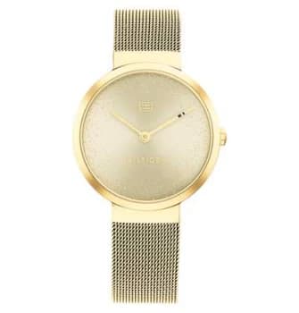 Tommy Hilfiger 1782487 Womens Libby Champagne Dial Gold Watch