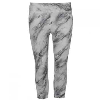 USA Pro Capri Cropped Leggings - Mono Marble