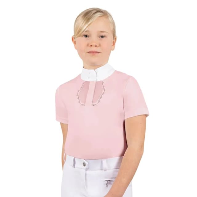 Coldstream Next Generation Lanark Show Shirt in Baby Pink Size: 5-6 Years Baby Pink Unisex 5-6 Years