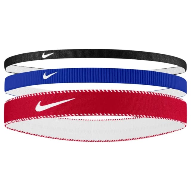 Headband Nike Flex Classic (x3) Bleu Unisex TU