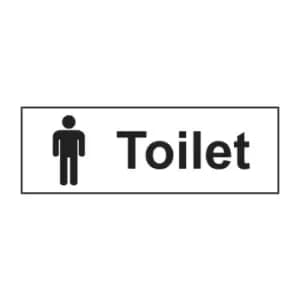 Toilet (Gentlemen) - Sav (300 x 100mm)