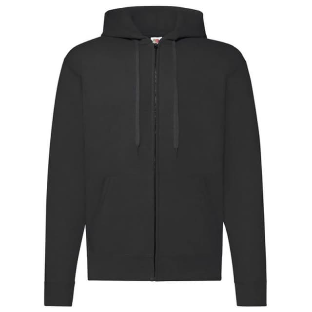 Fruit of the Loom Mens Classic Hoodie in Black Size: Small Black Male S