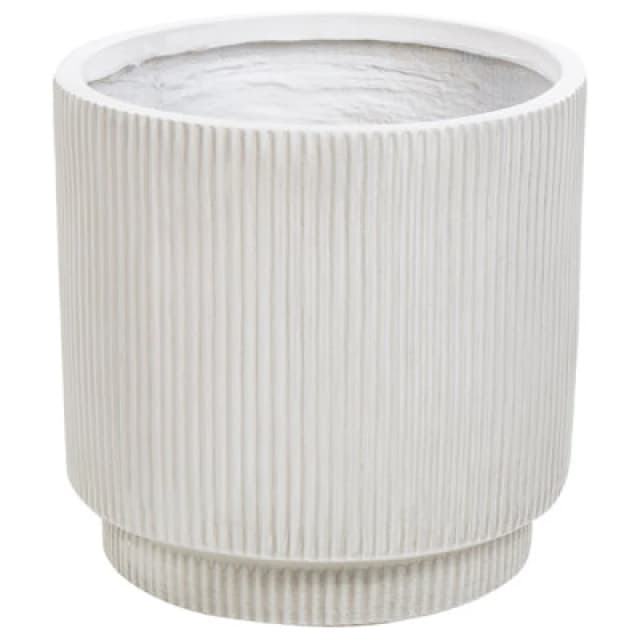 Beliani Plant Pot Daria 37cm Off-White