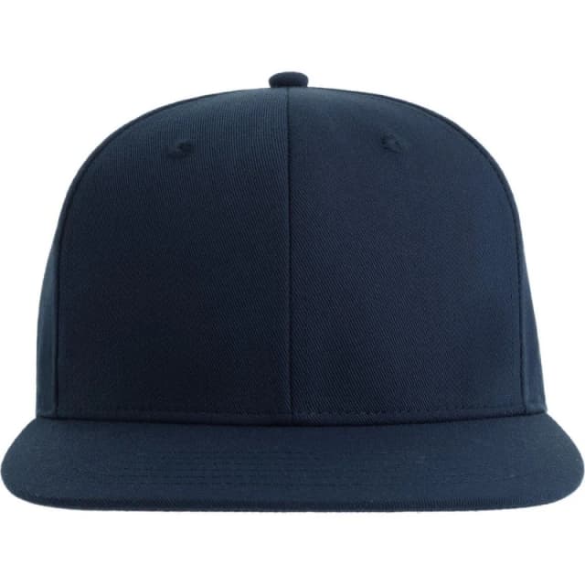 Atlantis Atlantis Men James 6 Panel Polyester Snapback Cap in Navy Navy One Size Male 5063750269825