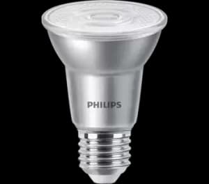 Philips Master Value LED 6W-50W ES E27 PAR20 R63 3000K Dimmable Bulb - Warm White - 76848500