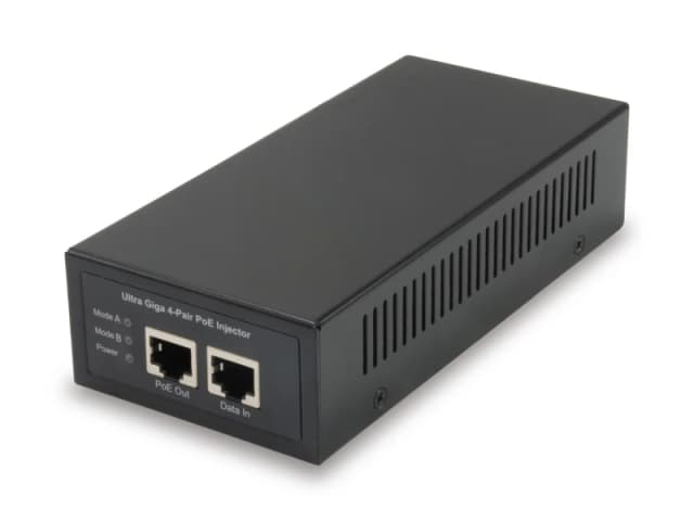 LevelOne Gigabit PoE Injector. 60W. 802.3at/af PoE