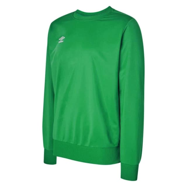 Umbro Umbro Men Polyester Sweatshirt in Emerald Size: Small Emerald S Male 5063652074688