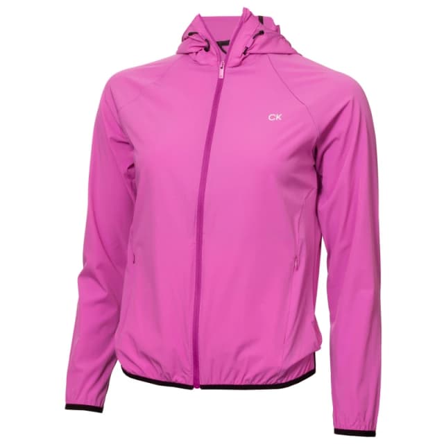 Calvin Klein Golf Womens Weather-Resistant Performance Golf Jacket Orchid female 10 (S)