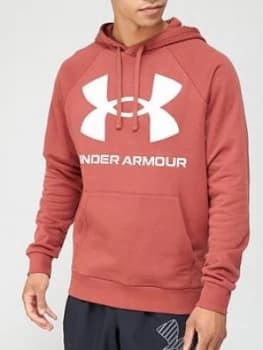 Urban Armor Gear Rival Fleece Big Logo Hoodie - Red/White Size M Men