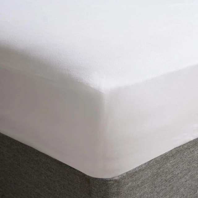OHS OHS Mattress Protector Topper Waterproof Pillowcase Fitted Sheet Single Double King in White Size: Single Fitted White Single Fitted Unisex 5027