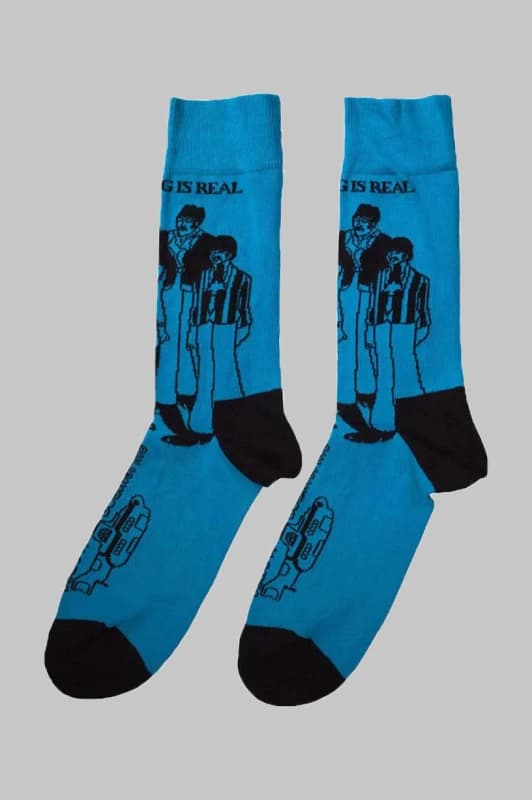 The Beatles The Beatles Yellow Submarine Band Outlines Ankle Socks in Blue Blue One Size Unisex 5056737265668