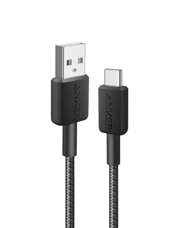 Anker Anker 322 USB cable 0.9 m USB A USB C Black A81H5G11