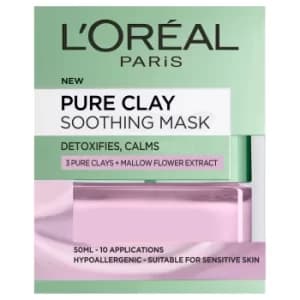 LOreal Paris Pure Clay Soothing Face Mask 50ml