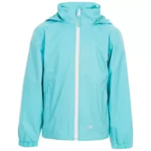 Trespass Girls Sabrina Raincoat (3-4 Years) (Aquamarine)