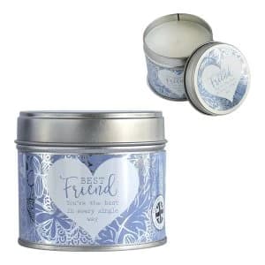 Said With Sentiment Best Friend Scented Candle Tin