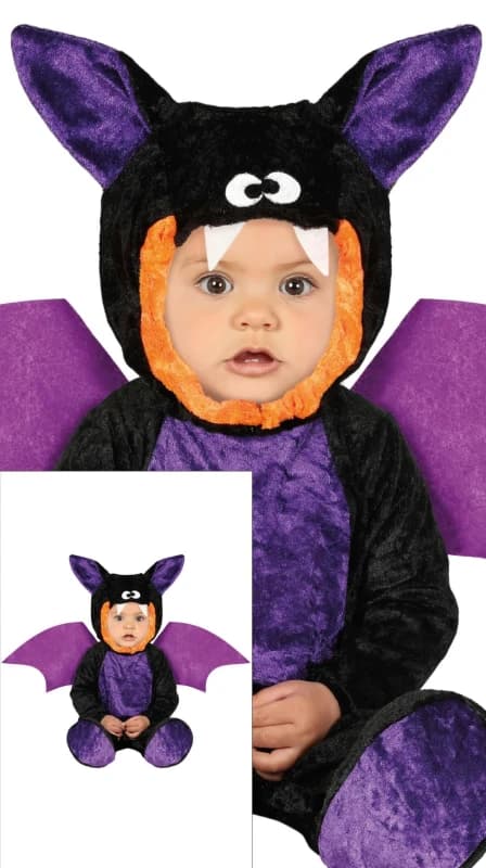Fiestas Guirca Fancy Dress Mini Baby Bat (18-24 Months), Black CLG-FG85536