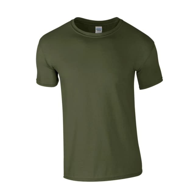 Gildan Mens Softstyle Heather T-Shirt in Green Size: Small Green Male S