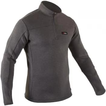 Gul Airotherm quarter Zip Top - GREY/BROWN