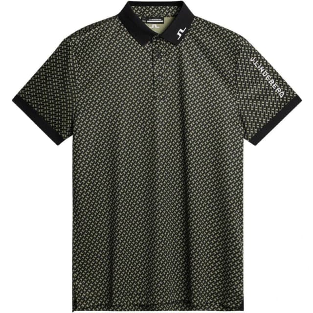 J Lindeberg Golf Mens Short-Sleeve Performance Polo Shirt Short Sleeve Performance Polos Small Green 36115315350