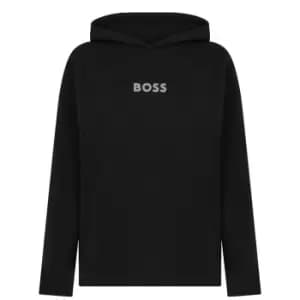 Boss Diamante Logo Hoodie - Black