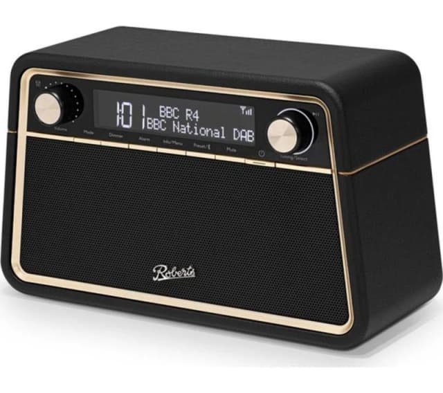 ROBERTS Reva DAB Retro Bluetooth Radio - Black 5038301313777
