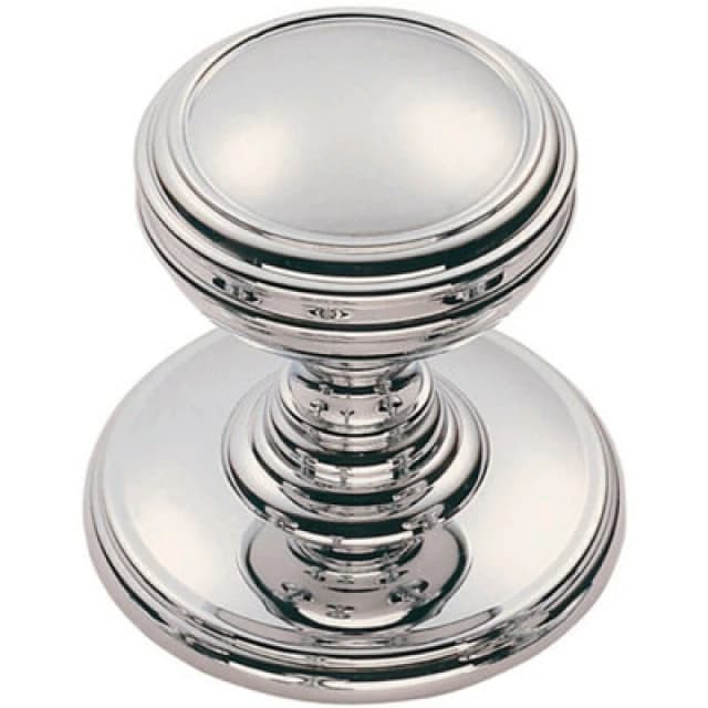 Loops Ringed Tiered Cupboard Door Knob 30mm Diameter Polished Chrome Cabinet Handle Multi unisex