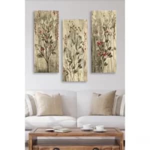 MDF0022 Multicolor Decorative MDF Painting (3 Pieces)