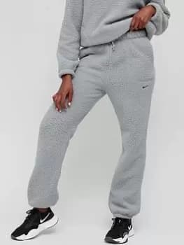 Nike Training Cozy Fleece Jog Pants - Grey Size XL Women