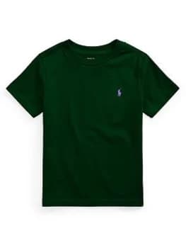 Ralph Lauren Boys Short Sleeve T Shirt - Green, Size 10-12 Years=M