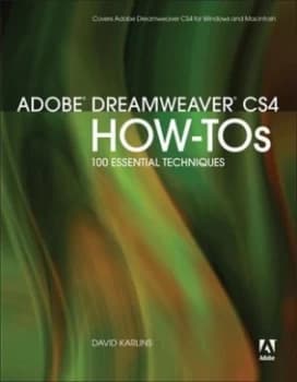 Adobe Dreamweaver Cs4 How-Tos by David Karlins Book