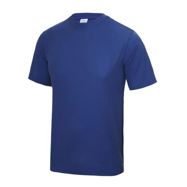 AWDis AWDis Men Just Cool Performance Plain T-Shirt in Blue Size: X-Small Blue XS Male 5055805330963